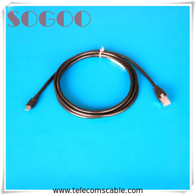 2 Pair Shielded Base Station Cable Micro B Usb To Rj45 10 Pin Connector With Drain Ground