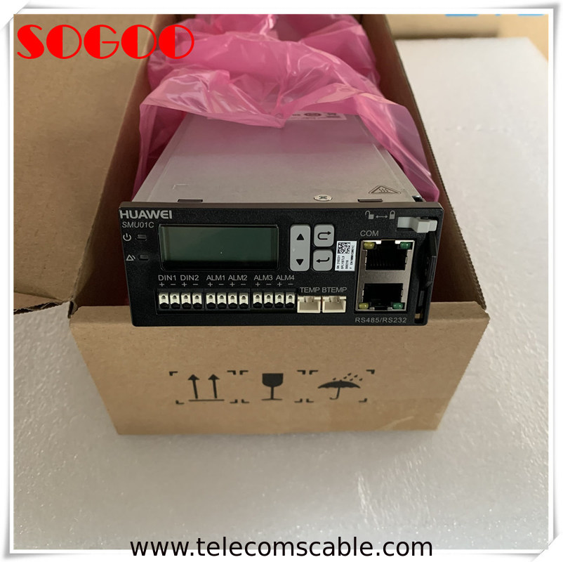 Huawei SMU01C Telecom Power Supply Cable Kit, -48V DC Distribution with Circuit Breaker Protection for Equipment Racks
