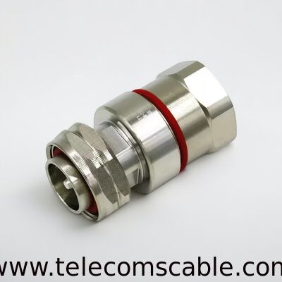 Connecteur droit mâle DIN 7/16 pour câble coaxial 7/8″ | Connecteur d'alimentation RF